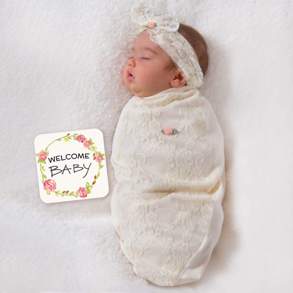 Lace Blossoms Swaddle Clothes